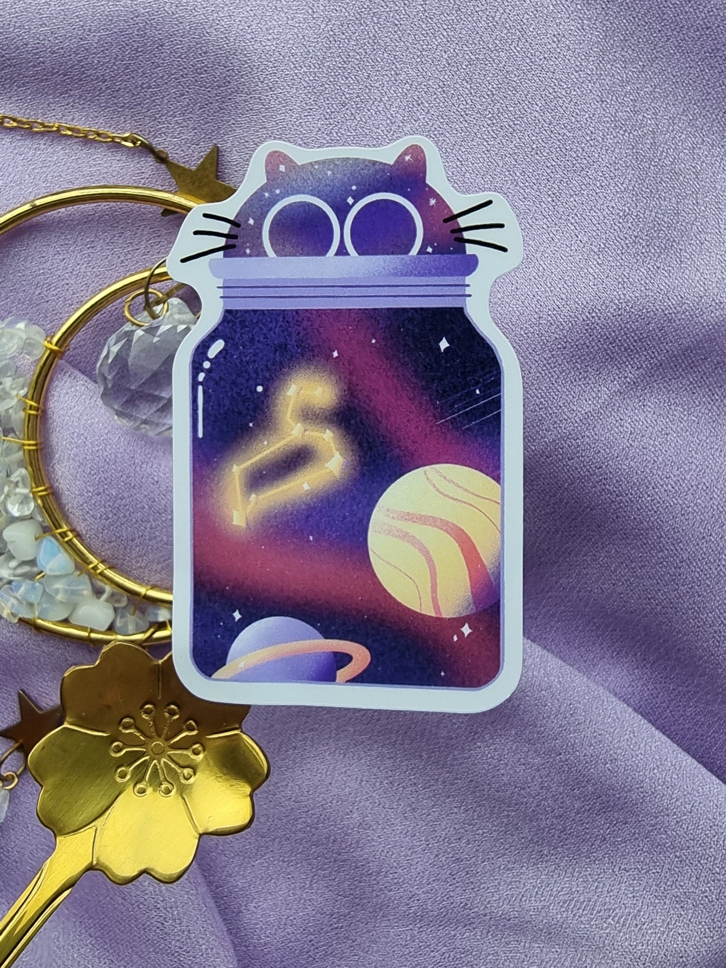 Galaxy Jar Cat Leo