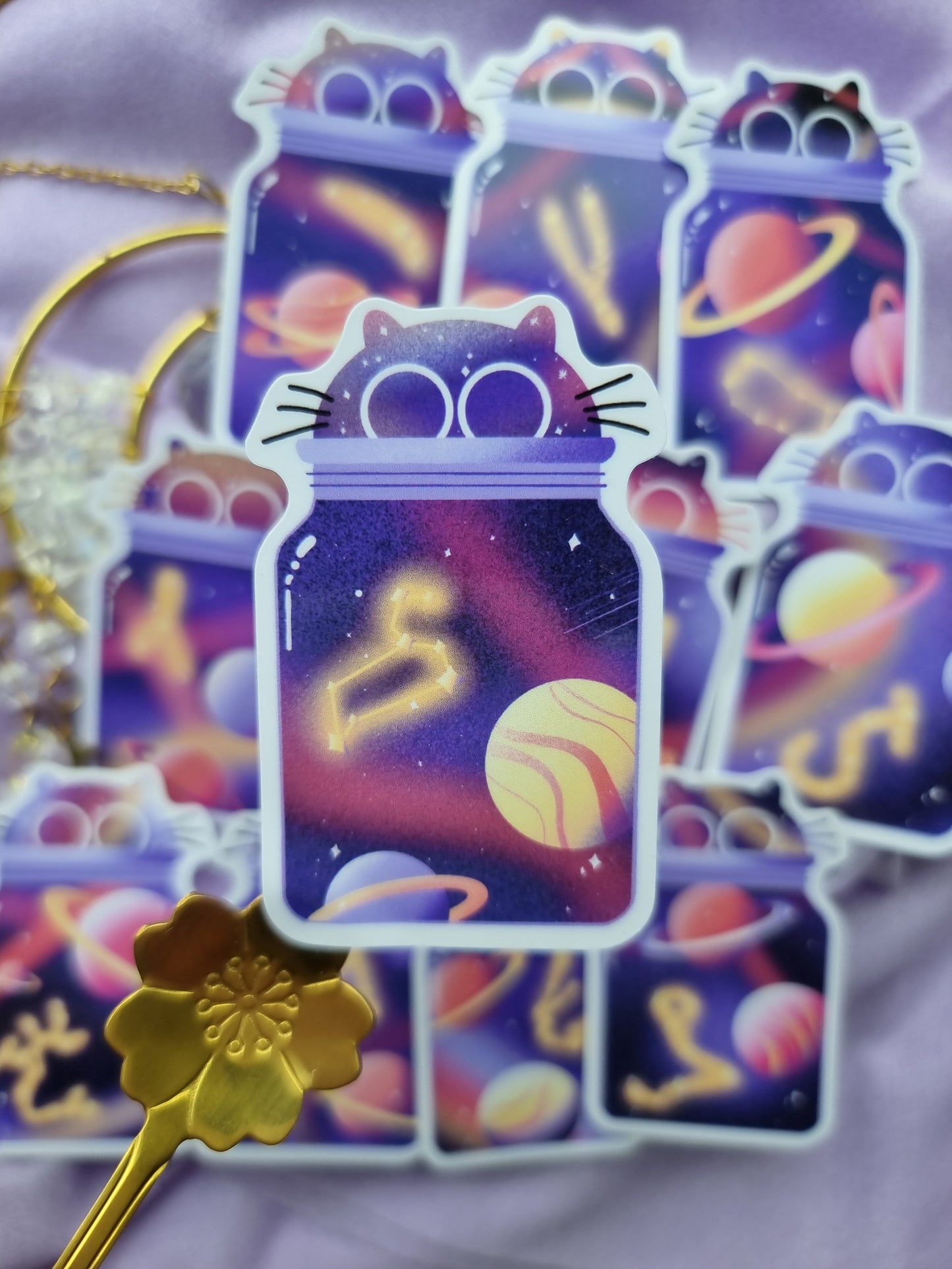 Galaxy Jar Cat Leo