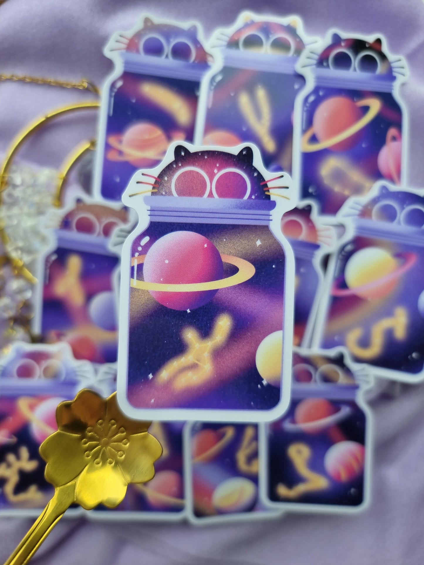 Galaxy Jar Cat Virgo