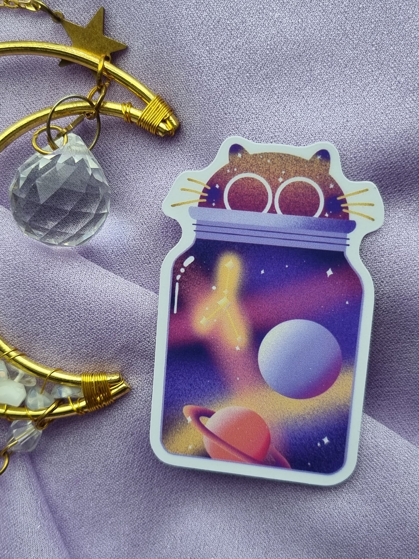 Galaxy Jar Cat Cancer