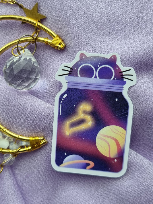 Galaxy Jar Cat Leo