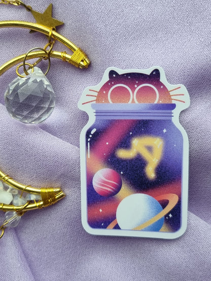 Galaxy Jar Cat Libra