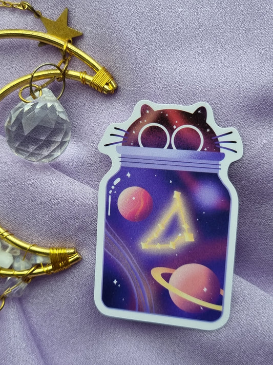 Galaxy Jar Cat Capricorn