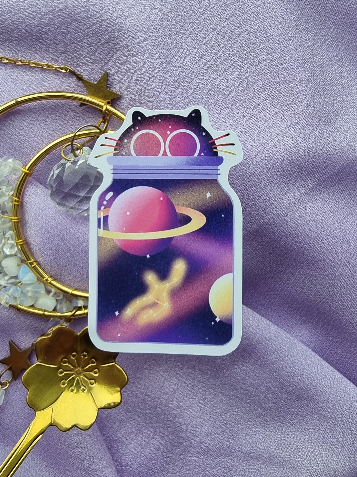Galaxy Jar Cat Virgo
