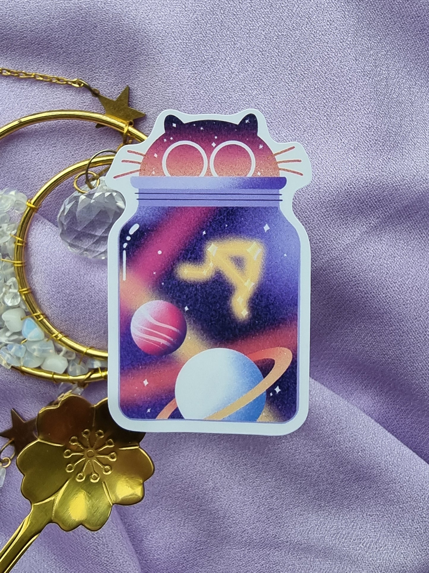 Galaxy Jar Cat Libra