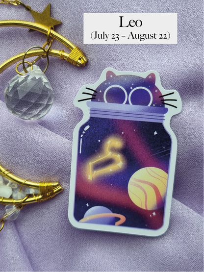 Galaxy Jar Cat Leo