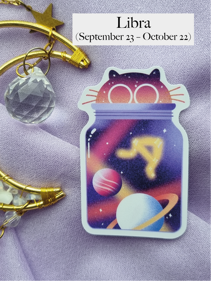 Galaxy Jar Cat Libra