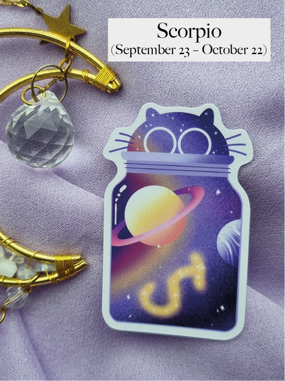 Galaxy Jar Cat Scorpio